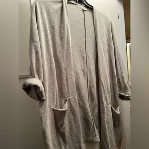 Cream and Black Cardigan, Fits like a S/M